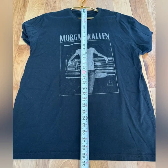 Morgan Wallen Black XL concert T-Shirt. Used great condition. Next level apparel - Picture 6 of 7